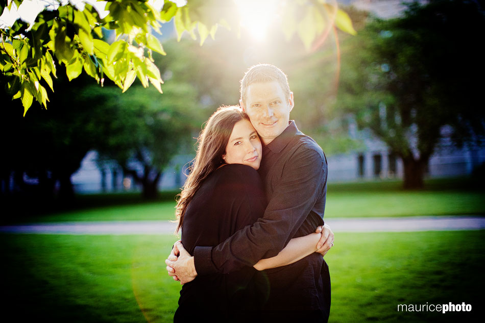 engagement portraits at UW in Seattle