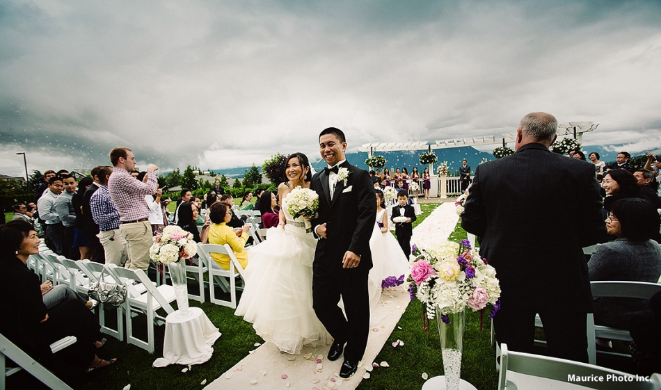 Linh and David's wedding at Snoqualmie Ridge TPC.